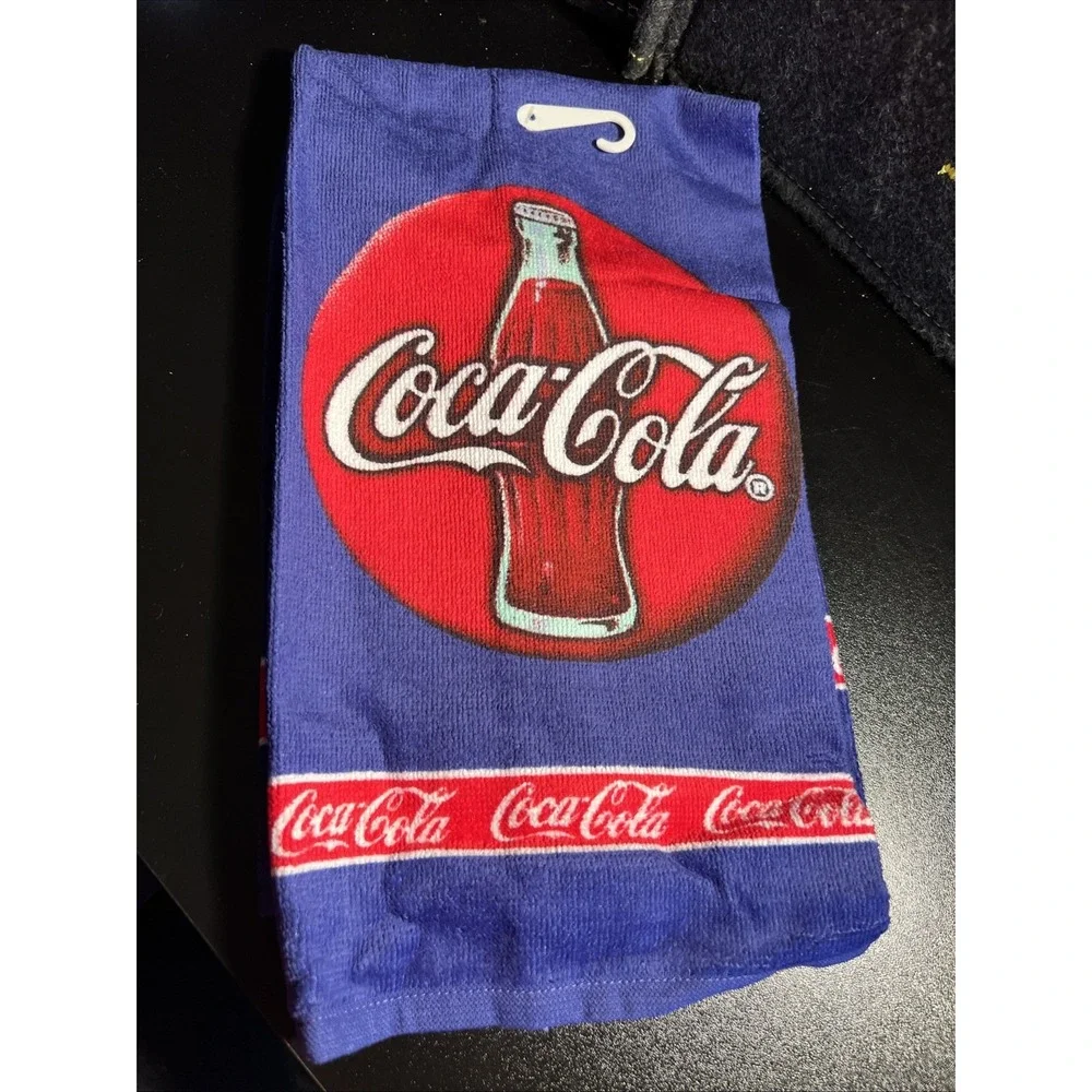 NOS Vintage Nostalgia Pantry / dish towel - Coca-Cola cotton. 26x16‎